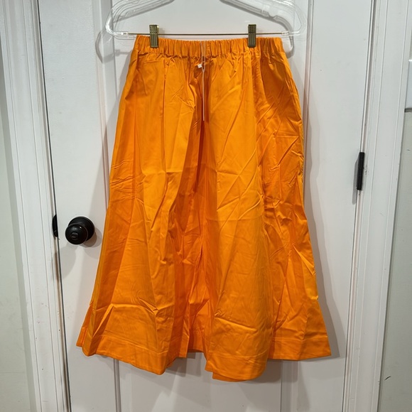 *NEW* 🍊 FOR LOVE & LEMONS CLEMENTINE MIDI POPLIN SKIRT SMALL - Picture 4 of 7